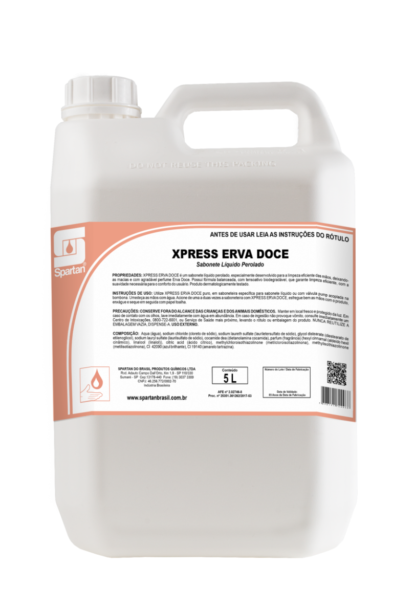 Sabonete Liquido Erva Doce Xpress Litros Spartan Impolut